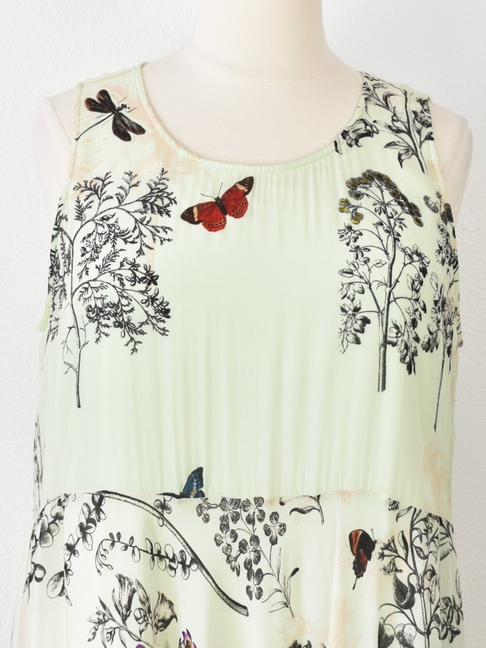 Kavita Bhartia Sleeveless A-Line Floral Maxi Dress - 2X - Picture 3 of 11